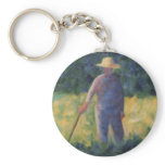 The Gardener - Georges Seurat keychains