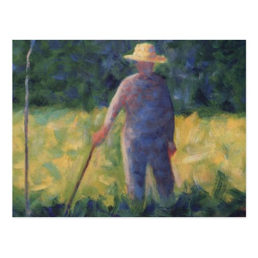 the gardener georges seurat postcard zazzle the gardener georges seurat postcard zazzle