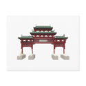 The Gate of  West Lake Huizhou: 3D Model: postcards