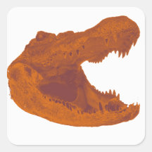 THE GATOR SHRILL SQUARE STICKERS