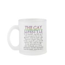 The gay lifestyle coffee mug