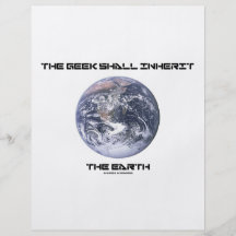 The Geek Shall Inherit The Earth Flyers
