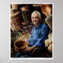 The Gentle Basket Seller Poster