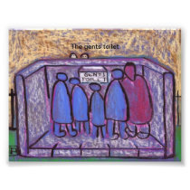 (The gents toilet Photo print)