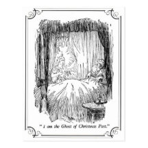 The Ghost of Christmas Past Postcards