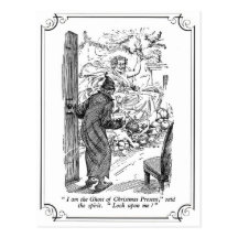 The Ghost of Christmas Present Post Card