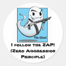 The Ghost ZAP Sticker
