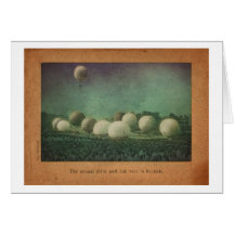 The Giant Puff Ball Race Greeting Card