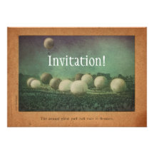 The Giant Puff Ball Race Personalised Announcements