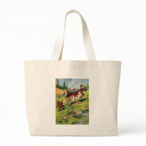 The Gingerbread Boy & the Cow Canvas Bags