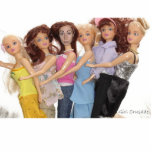 The Girl Crusade Gang photo sculptures