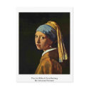 The Girl With A Pearl Earring By Johannes Vermeer postcards
