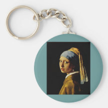 The Girl with a Turban/Girl with the Pearl Earring Key Chains