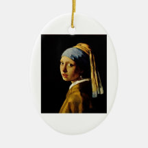 The Girl with a Turban/Girl with the Pearl Earring Ornaments