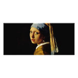 The Girl with a Turban/Girl with the Pearl Earring Rack Card Design