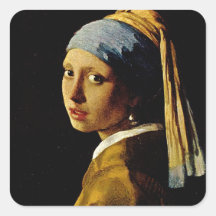 The Girl with a Turban/Girl with the Pearl Earring Stickers