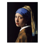 The Girl With The Pearl Earring by Vermeer Post Cards