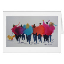 "The Girlfriends" Note Card