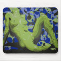 The Girls Got Balls - Green mousepads