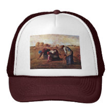 The Gleaners By Millet  (Best Quality) Mesh Hat