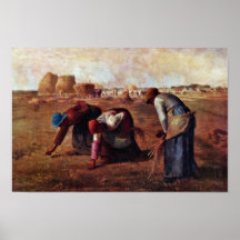 The Gleaners By Millet  (Best Quality) Print