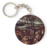 The Gloomy Day (Month Of February Or March) By Bru keychains