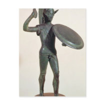 The God Mars or a Warrior Post Card