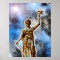 The Goddess of Liberty, Fine Art Print or Poster