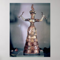 The Goddess of the Serpents Print
