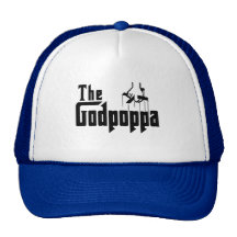 The Godpoppa Fun Father's Day Apparel Mesh Hat
