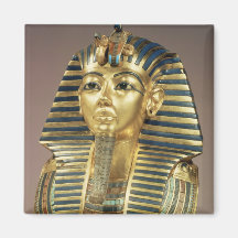 The gold funerary mask, from tomb of fridge magnet
