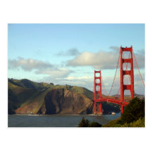 The Golden Gate Bridge Post Card