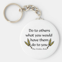 The Golden Rule christian gift item Keychain