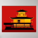 The Golden Temple, Kyoto, Japan posters
