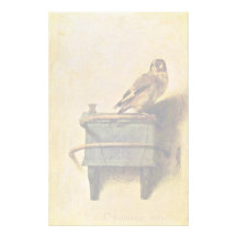 The Goldfinch., Puttertje  By Carel Fabritius Stationery Paper