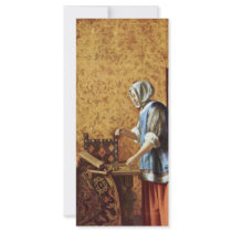The Goldwägerin By Hooch Pieter De (Best Quality) Personalised Rack Card