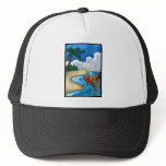 The Golfing Fish Funny Tees Cards & Other Gifts Trucker Hat