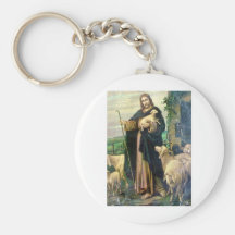 THE GOOD SHEPHERD 2 c. 1900 Keychains
