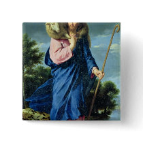 The Good Shepherd, c.1650-60 Pinback Button