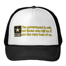 The government is evil trucker hat