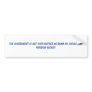 THE GOVERNMENT IS NOT YOUR MOTHER NO BAMA NO SO... BUMPER STICKERS