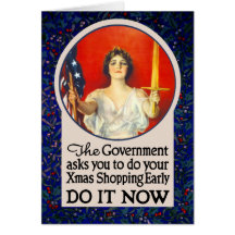 The Government Needs You to Shop Early! Greeting Cards