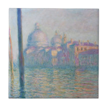 The Grand Canal by Monet Ceramic Tile