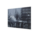 The Grands Boulevards, Paris Stretched Canvas Prints