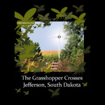 The Grasshopper Crosses print posters