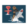 The Great Escape - bear shark cavalry Post Cards