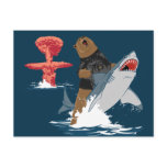 The Great Escape - bear shark cavalry postcards