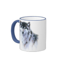 The great fierce wolf in all glory mugs