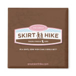 The Great Skirt Hike Magnet