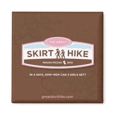 The Great Skirt Hike Magnet by skirthike